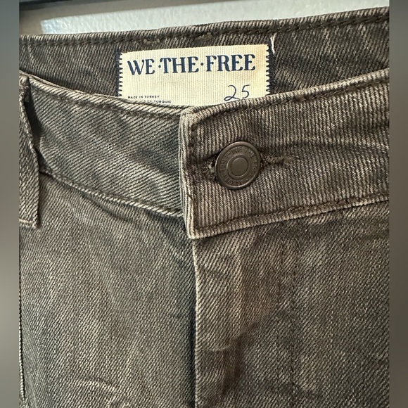 Free People Vector Moto Flare Mid Rise Jeans - Picture 6 of 8